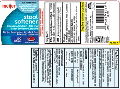 Docusate Sodium 100 mg (Docusate Sodium 2 Tone 100 mg Softgels Pat 1)