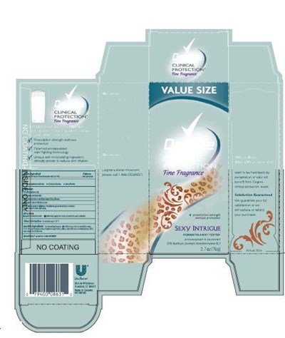 Degreeclinicalprotectionsexyintrigue 2.7 Oz Outer Carton Package (Degcpsexyintigue2pt7outerpkg)