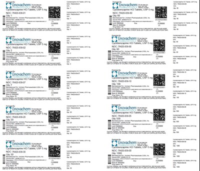Cyclobenzaprine Hydrochloride Tablets, Usp 5 mg (Label 5mg)