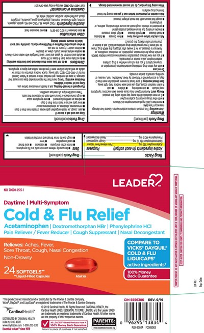 Acetaminophen 325 mg, Dextromethorphan Hbr 10 mg, Phenylephrine HCl 5 mg (Daytime Pe Softgels Pur 1)