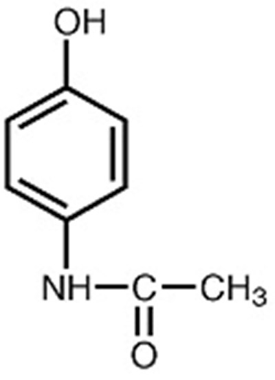 Acetaminophen Structure (Tramaacetamine Strc2)
