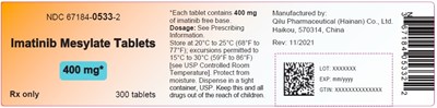Principal Display Panel – Bottle Label – 400 mg Tablets (Imt 400mg 300s Label)