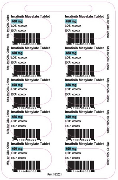 Principal Display Panel – Aluminum Foil Label – 400 mg Tablets (Imt 400mg Blister)