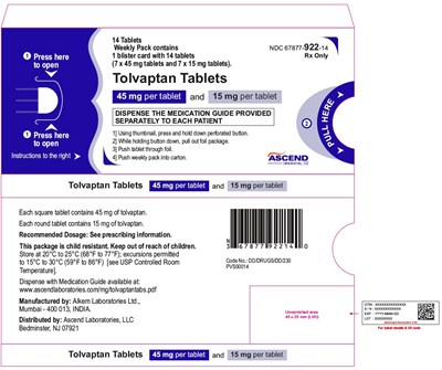 Tolvaptan-blister-pack-45mg-and-15mg-14s-a (Tolvaptan Blister Pack 45mg And 15mg 14s A)