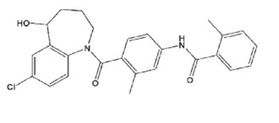 Tolvaptan-structure (Tolvaptan Structure)