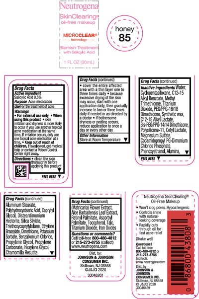 neutrogena-11.jpg Principal Display Panel - 30 mL Bottle Label - Honey 85 - neutrogena 11