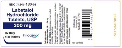 labetalol-label3.jpg Labetalol 300 mg - labetalol label3