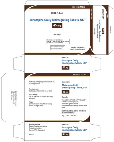 Mirtazapine Orally Disintegrating Tablets Usp, 45 mg (B24e0ecd 3a9d 4515 8c84 382de235c65b 03)
