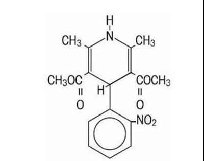 Nifedipine Structural Formula (Nifedipine Extended Release Tablets   Afeditab Cr 1)