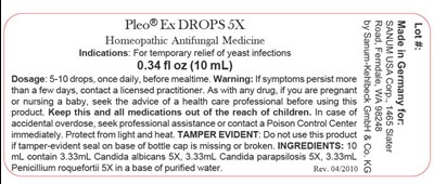 pleo-ex-drops-01.jpg Principal Display Panel - 10 mL Bottle Label - pleo ex drops 01