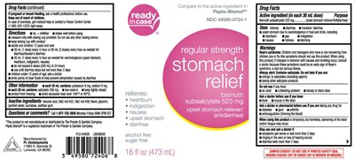 Bismuth Subsalicylate 525 mg (Peptic Relief Regular Strength Original No Veegum 1)