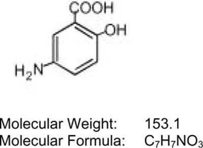 Chemical Structure - asacol 01