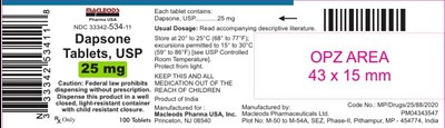505 (Dapsone 25mg 100s)