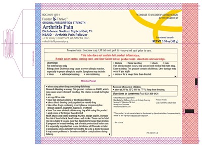 diclofenac-fig15.jpg PACKAGE LABEL-PRINCIPAL DISPLAY PANEL - 1% w/w tube Label (100 g Tube) - diclofenac fig15