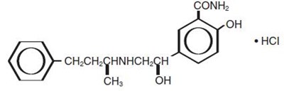 Labetalol HCl Structural Formula (Image 1)