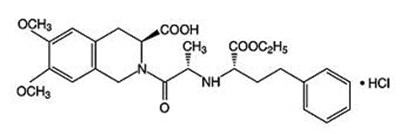Structural Formula For Moexipril Hydrochloride (Image 01)