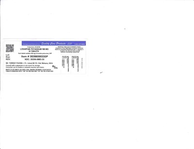 LosartanPotassium100mgLabelTorrent.jpg Image of 100mg Label - LosartanPotassium100mgLabelTorrent