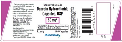 100 capsules - doxepin 50mg