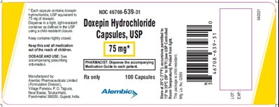 100 capsules - doxepin 75mg