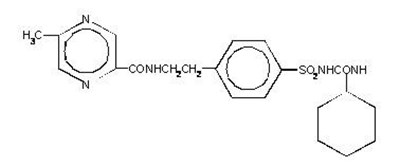 Chemical Structure - glucotrol xl 01