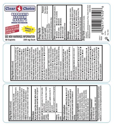 Clear Choice Naproxen - naproxen sodium 220mg   362 394 1
