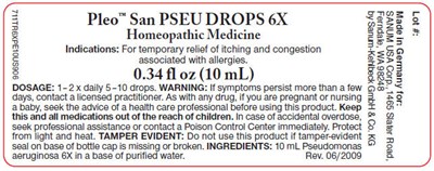 Principal Display Panel 10 mL Label (San Pseu 01)