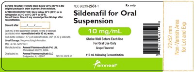 1 - sildenafil powder for oral suspension 15
