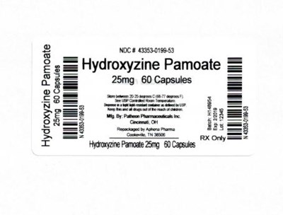 Bottle Label 25mg - 43353 0199 53