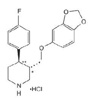 Paroxetine Chemical Structure (Paroxetine Str)