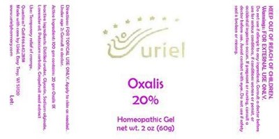 Product Label (Oxa20gel)