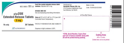 glipizide-fig2.jpg PACKAGE LABEL-PRINCIPAL DISPLAY PANEL - 5 mg (30 Tablet Container) - glipizide fig2
