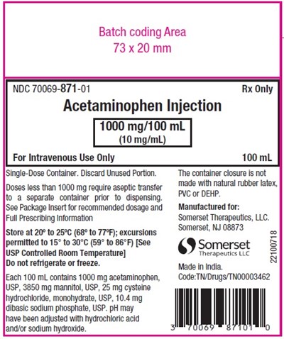 Aetaminophen-100ml-bag-label (Aetaminophen 100ml Bag Label)