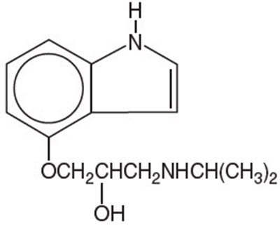 Chemical Structure (Pindolol 01)