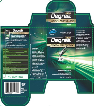Degree Clinical Protection Clean 1.7 Carton (Degreemenclinprotectclean1pt7carton)