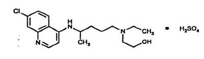 hydroxychloroquine-str.jpg chemical formula - hydroxychloroquine str