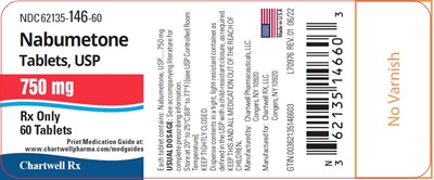 Image Description (Nabumetone Tab Usp 750mg Bot Lab)