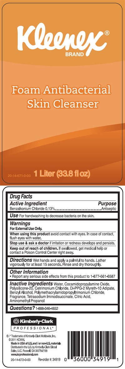 Principal Display Panel- 1 Liter Carton - kleenex 01