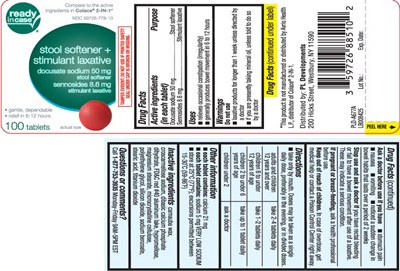 Docusate Sodium 50 mg Sennosides 8.6 mg (Stool With Laxative 8 6 mg Red Tablets Tcl Fd 1)