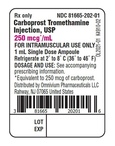 Ampoule Label (Carboprost Tromethamine 2)