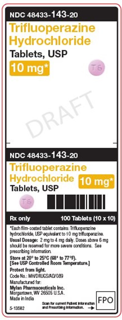 Trifluoperazine Hydrochloride 10 mg Tablets, Usp Unit Carton Label (Image 03)