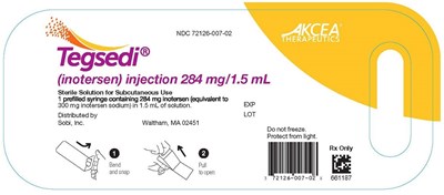 1-count Tray Label (Inotersen 19)