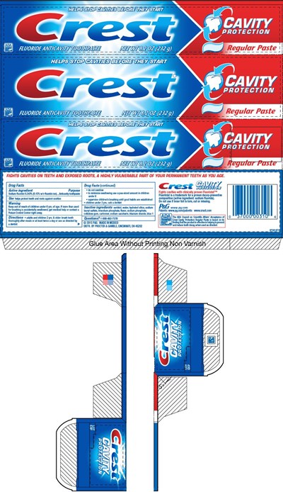 Principal Display Panel (232 g Tube Carton)