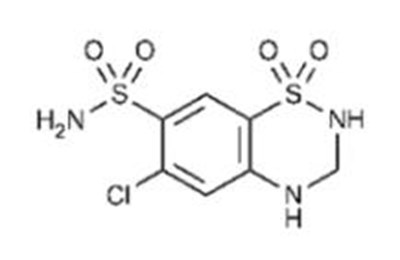 The Structural Formula For Hydrochlorothiazide Is: (Olmesartan Medoxomil Amlodipine And Hydrochlorothi 03)