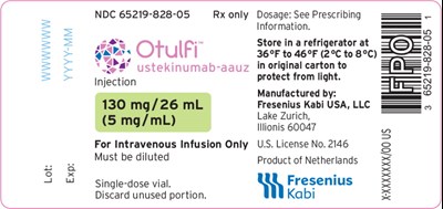 Principal Display Panel – 130 mg Vial Label - otu00 0001 18