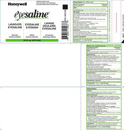 Eyewash Label - Eyesaline