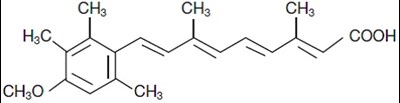 Chemical Sructure of Acitretin - acitretin capsules 2