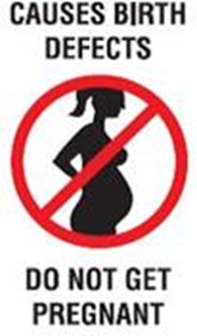 do not get pregnant image - acitretin capsules 3