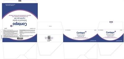 Principal Display Panel (CONTEPO 6 grams per vial Carton Label)