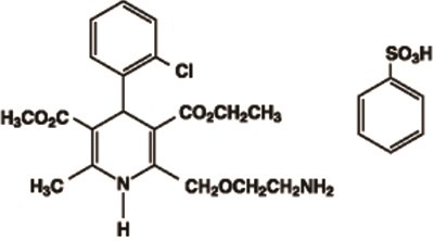 Amlodipine Besylate Structural Formula (Amlodipine And Benazepril HCl Capsules 2)