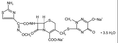Chemical Structure - ceftriaxone 01